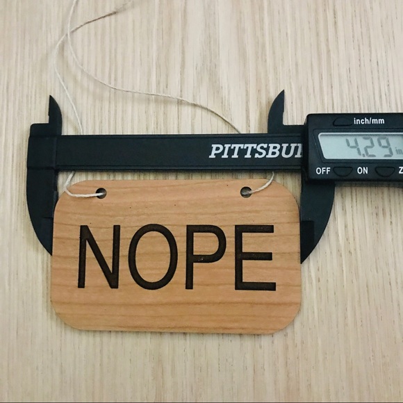 HOME, Wall Sign "nope" - Picture 6 of 6